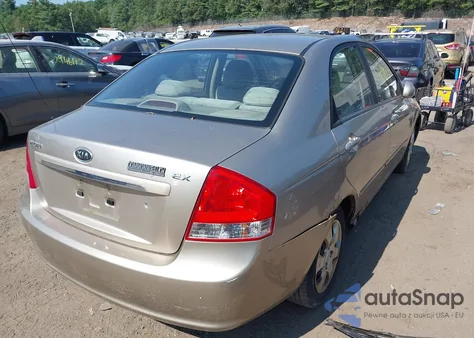 2008 Kia Spectra Ex from USA, damaged, VIN KNAFE122X85530276